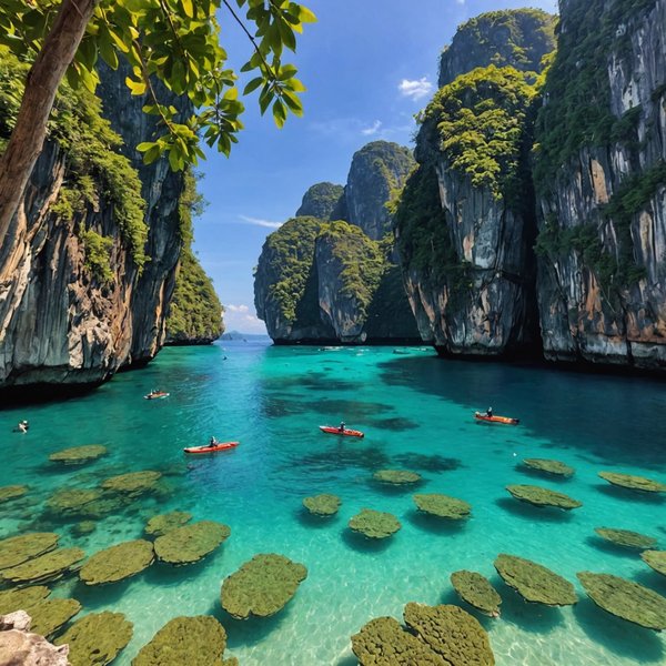 Quels sont les meilleurs spots pour une plongée en apnée dans les îles Phi Phi en Thaïlande?